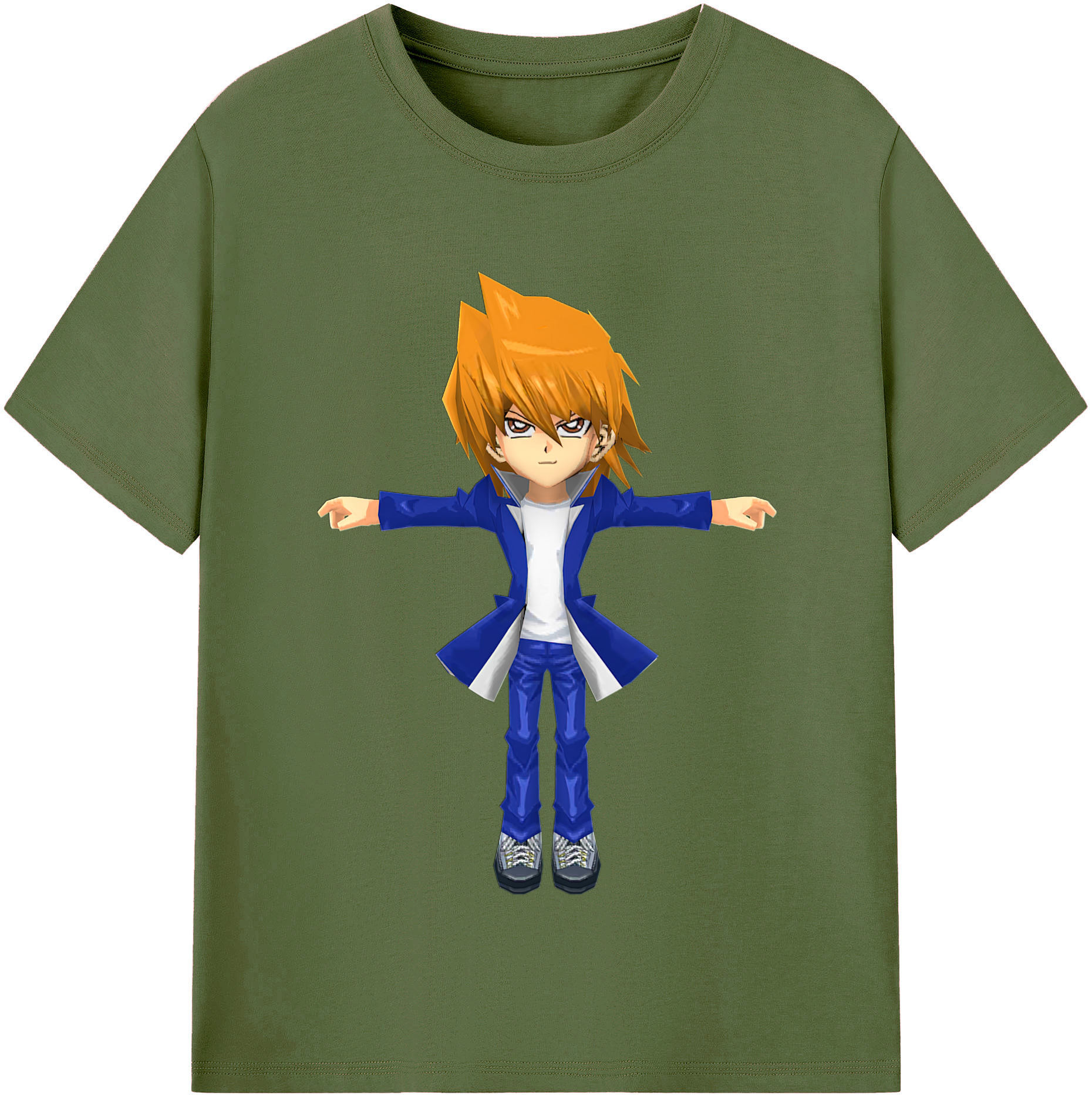 （画像用） 遊☆戯☆王 Yu-Gi-Oh! 綿100％半袖Tシャツ（フロントプリント）